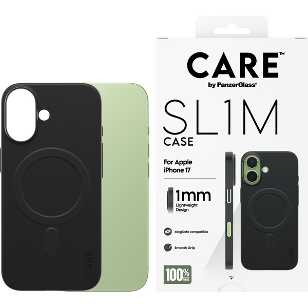 PanzerGlass-CARE-SL1M-1mm-MagSafe-kryt-Apple-iPhone-17-cerny