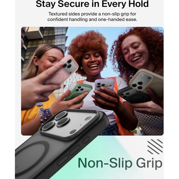 Belkin-SheerForce-Grip-MagSafe-kryt-iPhone-17-Pro-ruzovy