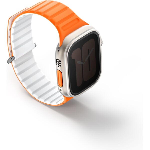 UNIQ-Revix-Evo-oboustranny-reminek-Apple-Watch-49-46-45-44-42mm-oranzovy-bily-