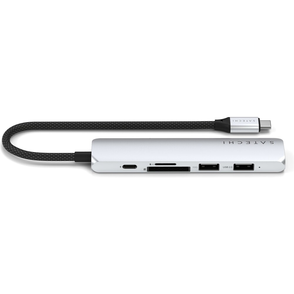 Satechi-6v1-USB-C-Slim-viceportovy-adapter-stribrny