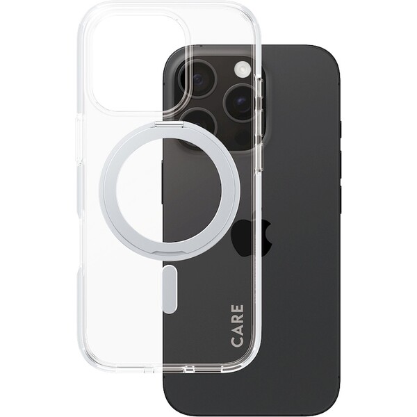 PanzerGlass-CARE-kryt-Apple-iPhone-16-Pro-MagSafe-KickStand-ciry-sedy