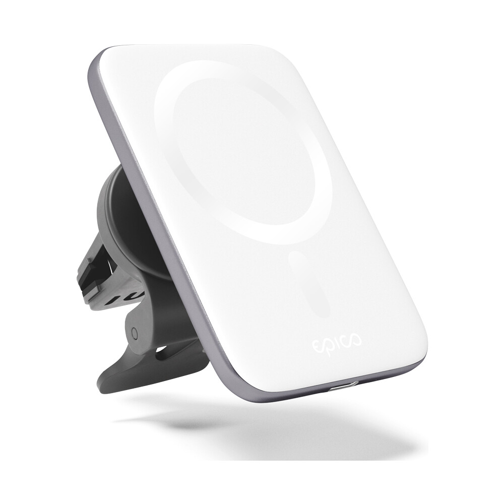 EPICO-Ultrathin-Wireless-Car-Charger-s-MagSafe-stribrna-bila