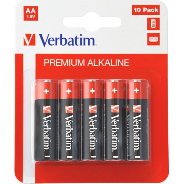 Verbatim-AA-alkalicke-baterie-LR6-10x