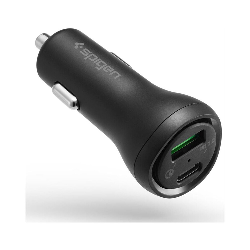 Spigen-Car-Charger-F31QC-USB-C-nabijecka-do-auta-PD-QC-48W-cerna