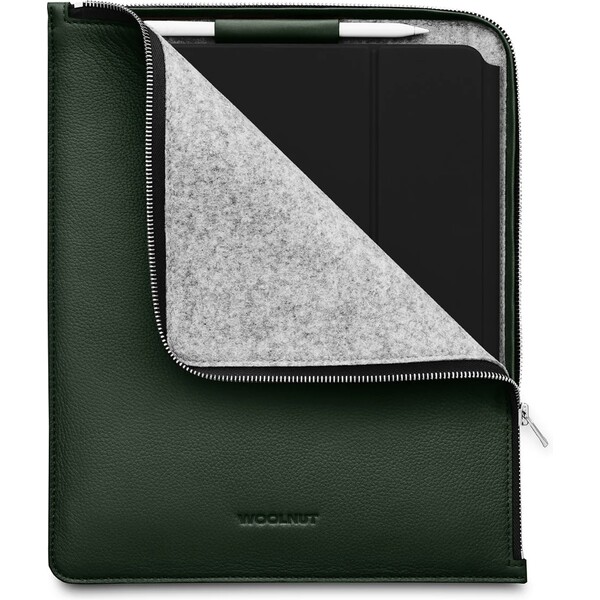 Woolnut-Leather-Folio-kozene-pouzdro-iPad-Pro-12-9-iPad-Pro-13-iPad-Air-13-tmave-zelene