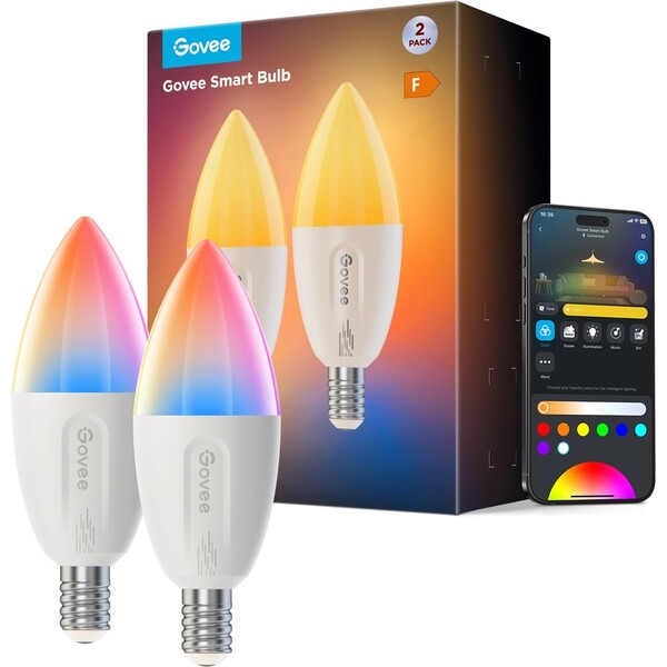 Govee-Smart-zarovka-RGBWW-5W-50W-400lm-E14-Long-Life-2ks-Matter