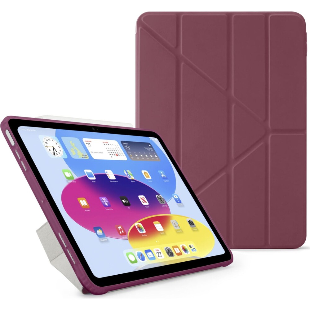 Pipetto-Origami-No1-Original-pouzdro-iPad-11-2025-iPad-10-9-2022-2020-burgundy