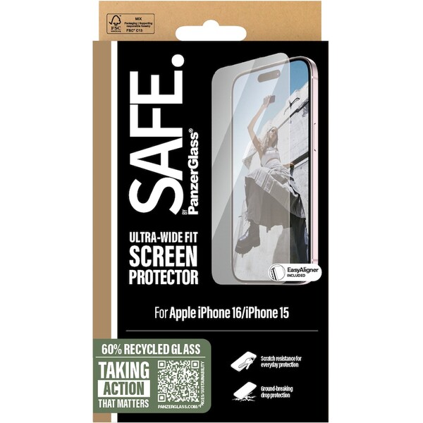 PanzerGlass-SAFE-Ultra-Wide-Fit-sklo-Apple-iPhone-16-15