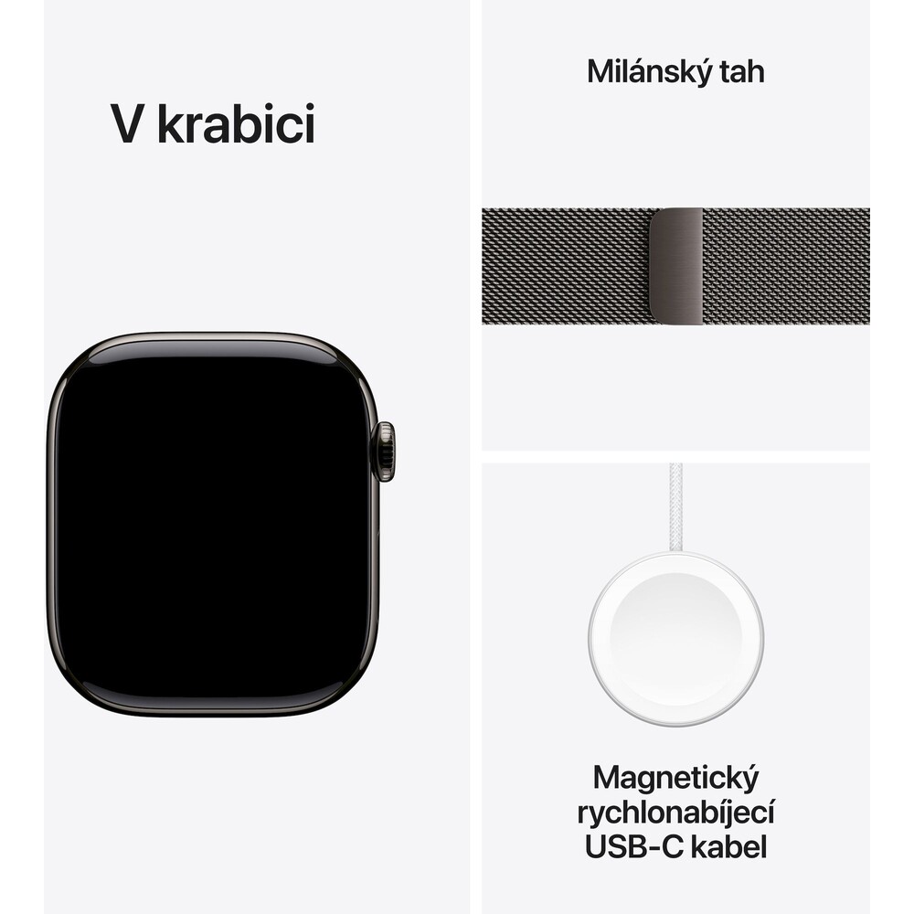 Apple-Watch-Series-11-Cellular-42mm-Bridlicove-sedy-titan-s-bridlicove-sedym-milanskym-tahem