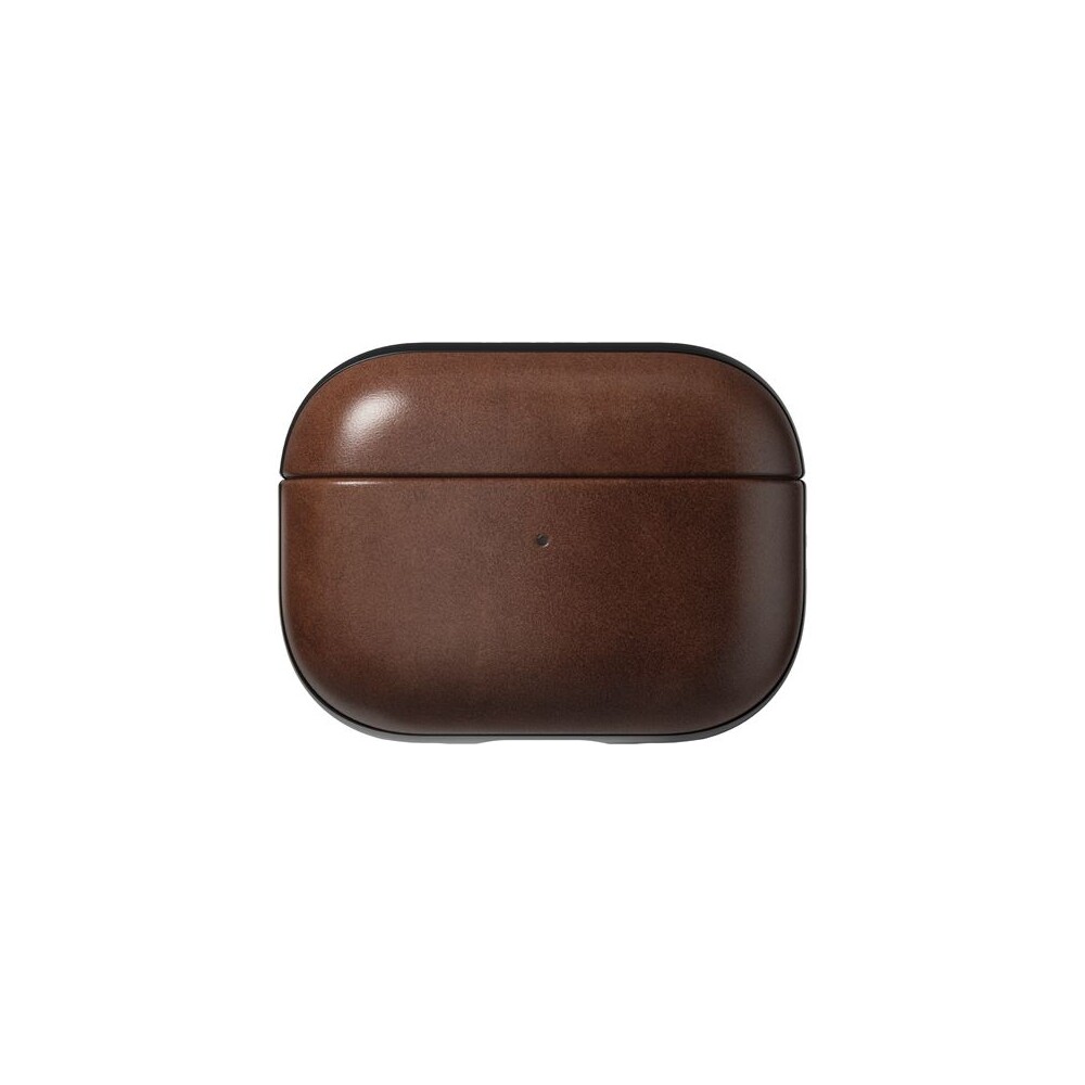 Nomad-Modern-Leather-pouzdro-AirPods-Pro-2-generace-tmave-hnede