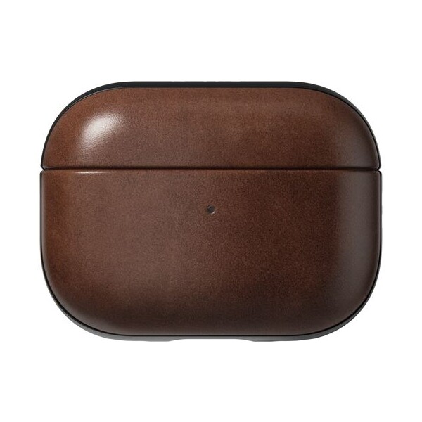 Nomad-Modern-Leather-pouzdro-AirPods-Pro-2-generace-tmave-hnede