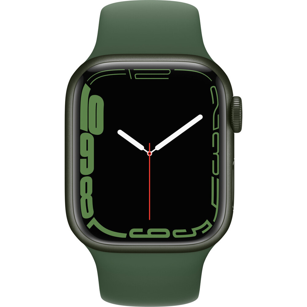 Apple-Watch-Series-7-41mm-zeleny-hlinik-se-zelenym-sportovnim-reminkem