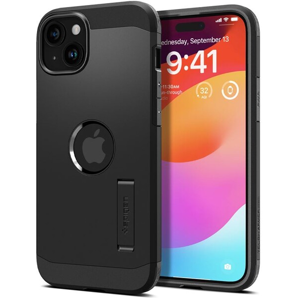 Spigen-Tough-Armor-MagFit-kryt-iPhone-15-cerny