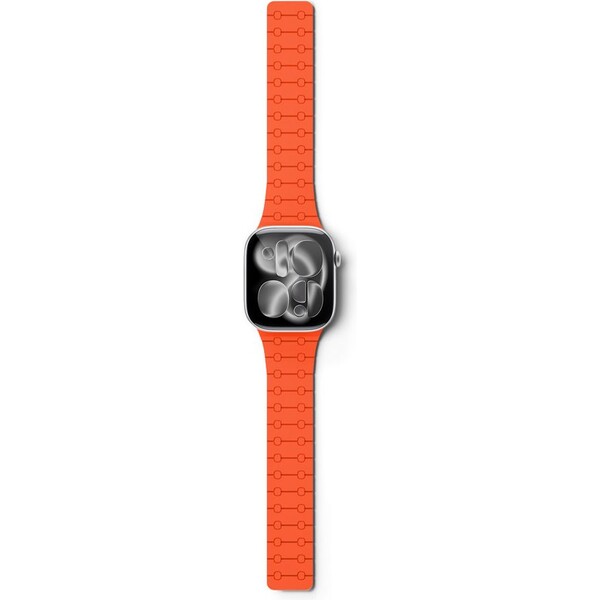 Epico-Magnetic-silikonovy-reminek-pro-Apple-Watch-49-46-45-44-42mm-oranzovy