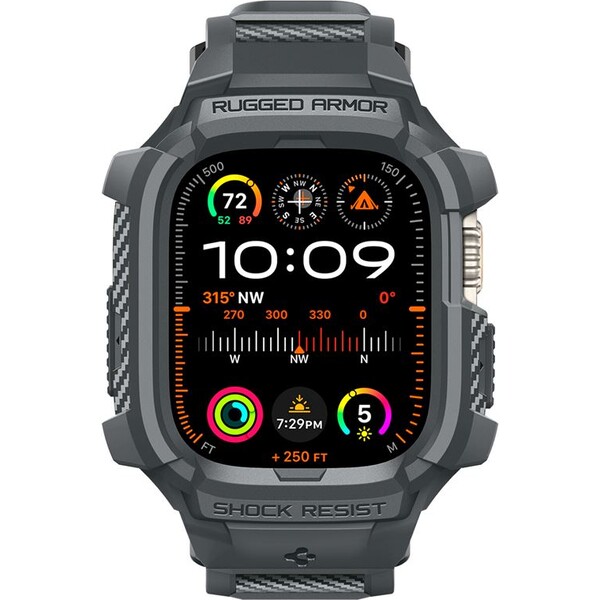 Spigen-Rugged-Armor-Pro-reminek-s-pouzdrem-Apple-Watch-Ultra-3-2-1-49mm-sedy