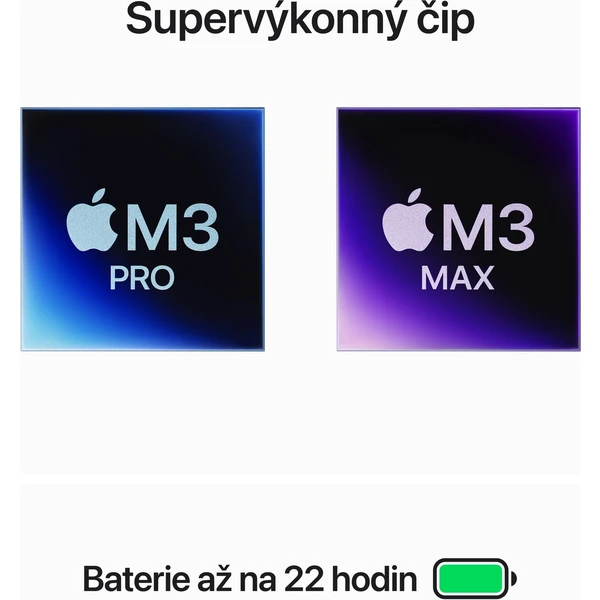 CTO Apple MacBook Pro 16" (2023) / INT KLV / černá / M3 Max 14xCPU / 30xGPU / 36GB / 1TB / 140W - Notebooky - Obrázek Y3H8000G01