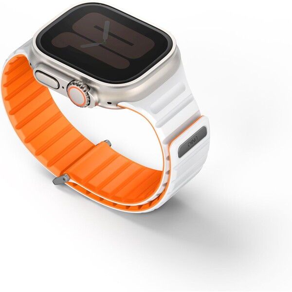UNIQ-Revix-Evo-oboustranny-reminek-Apple-Watch-49-46-45-44-42mm-oranzovy-bily-