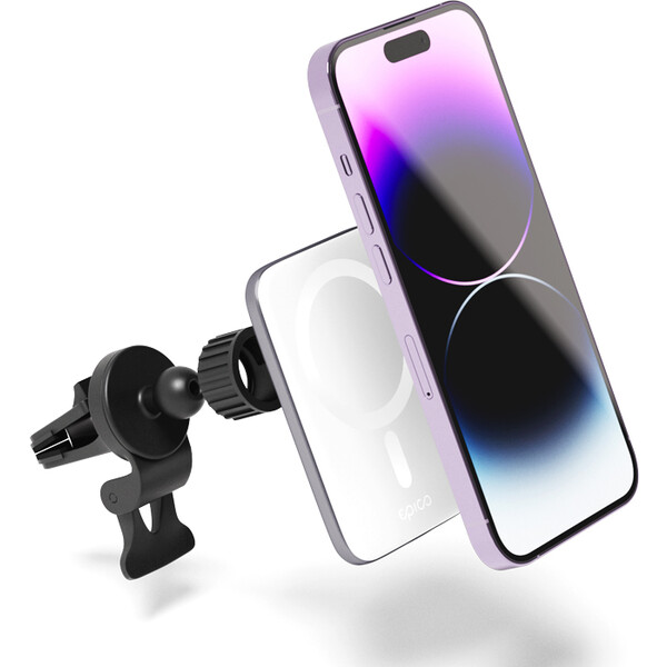 EPICO-Ultrathin-Wireless-Car-Charger-s-MagSafe-stribrna-bila