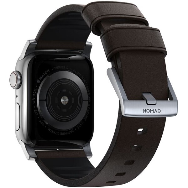 Nomad-Active-Strap-Pro-hydrofobni-kozeny-reminek-Apple-Watch-49-46-45-44-42mm-hnedy-stribrny