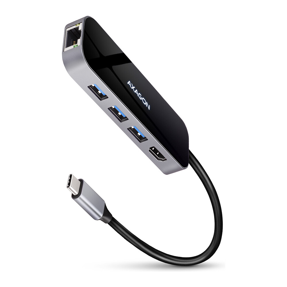 AXAGON-USB-hub-3x-USB-A-HDMI-RJ-45-kabel-USB-C