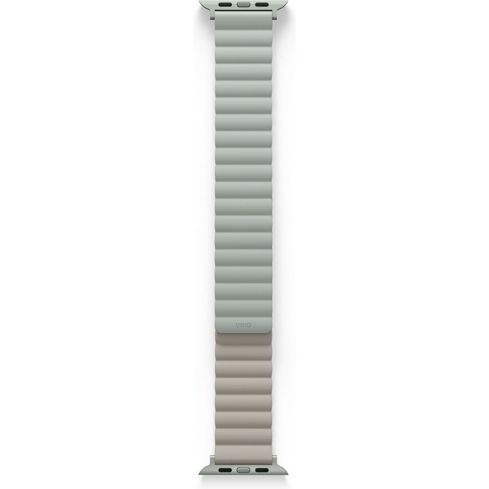 UNIQ-Revix-oboustranny-reminek-pro-Apple-Watch-49-46-45-44-42mm-Sage-sedolozeny-bezovy-