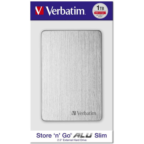 VERBATIM-Store-n-Go-HDD-1TB-USB-3-2-USB-C-Gen-1-ALU-Slim-stribrny