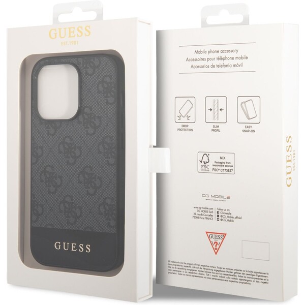 Guess-4G-Stripe-kryt-iPhone-14-Pro-sedy