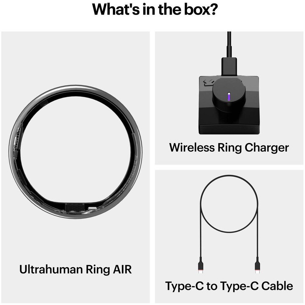 Ultrahuman-Ring-AIR-chytry-prsten-vel-11-Space-Silver