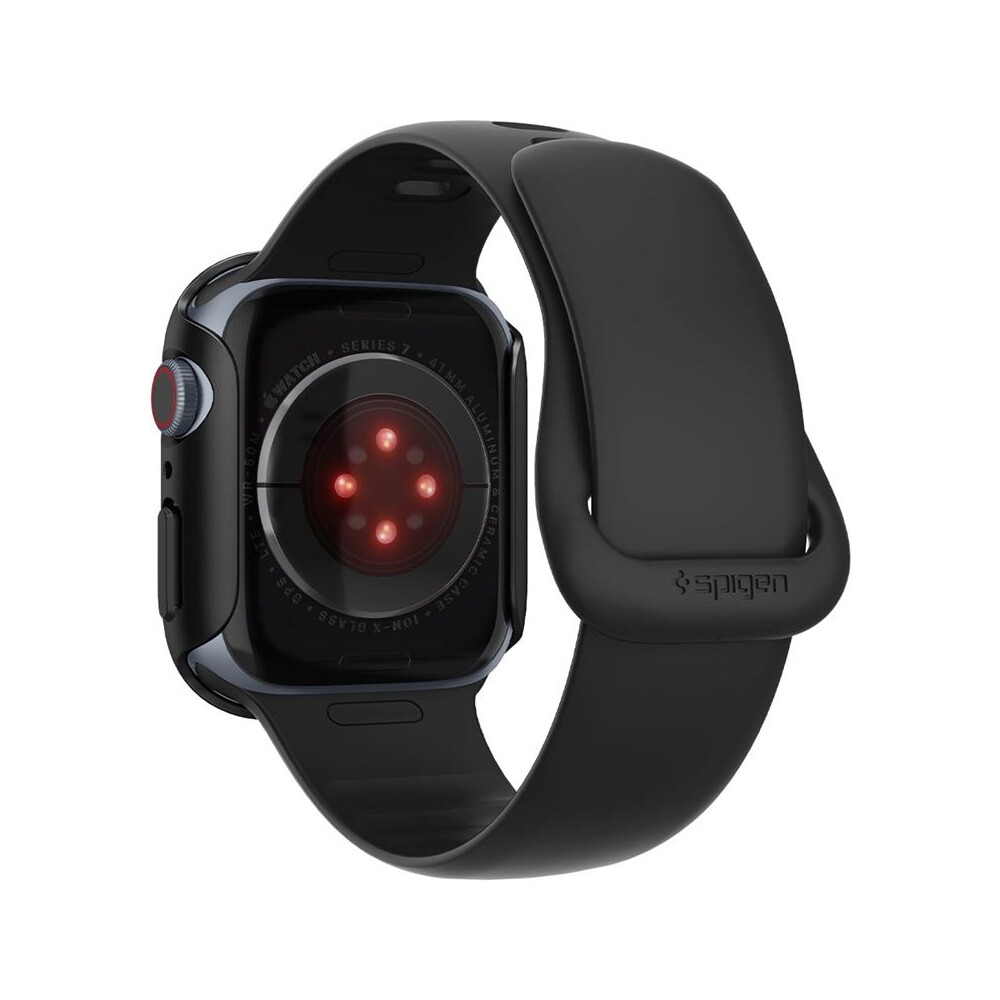Spigen-Thin-Fit-pouzdro-Apple-Watch-9-8-7-41mm-cerne