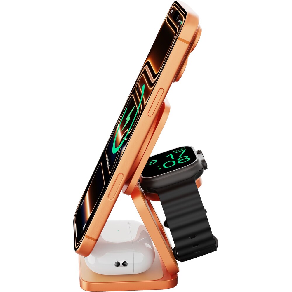 Cubenest-SQ312-Ultra-Qi2-2-MagSafe-3v1-nabijecka-35W-oranzova-Limited-Edition-