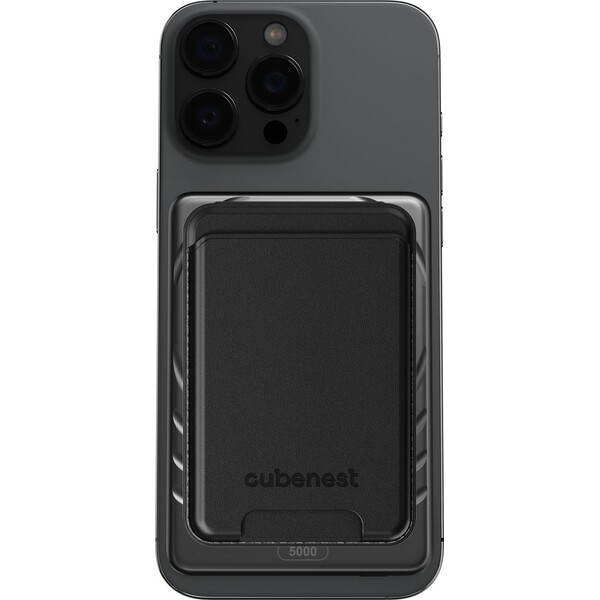 CubeNest-SQ1B3D-SlimDual-Qi2-MagSafe-powerbanka-5000-mAh-cerna