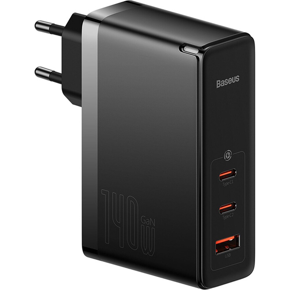 Baseus-GaN5-Pro-rychlonabijecka-140W-2x-USB-C-1x-USB-cerna