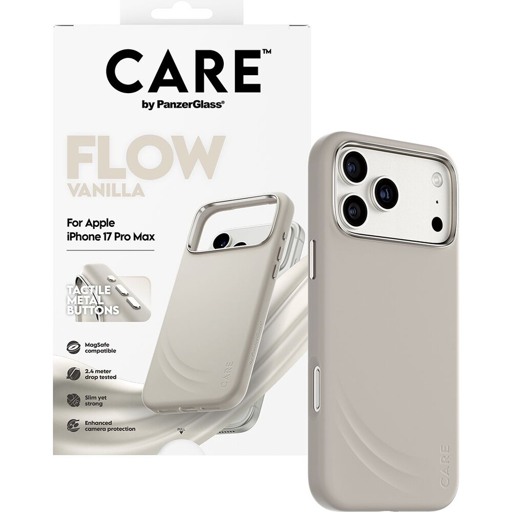 PanzerGlass-CARE-Flow-kryt-s-MagSafe-Apple-iPhone-17-Vanilla