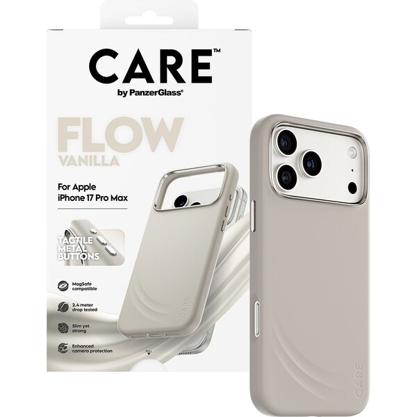 PanzerGlass-CARE-Flow-kryt-s-MagSafe-Apple-iPhone-17-Vanilla