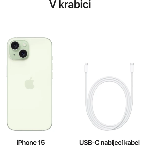 Apple iPhone 15 128GB zelený - Mobilní telefony - Obrázek YJ39000601
