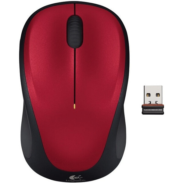 Logitech-M235-mys-cervena