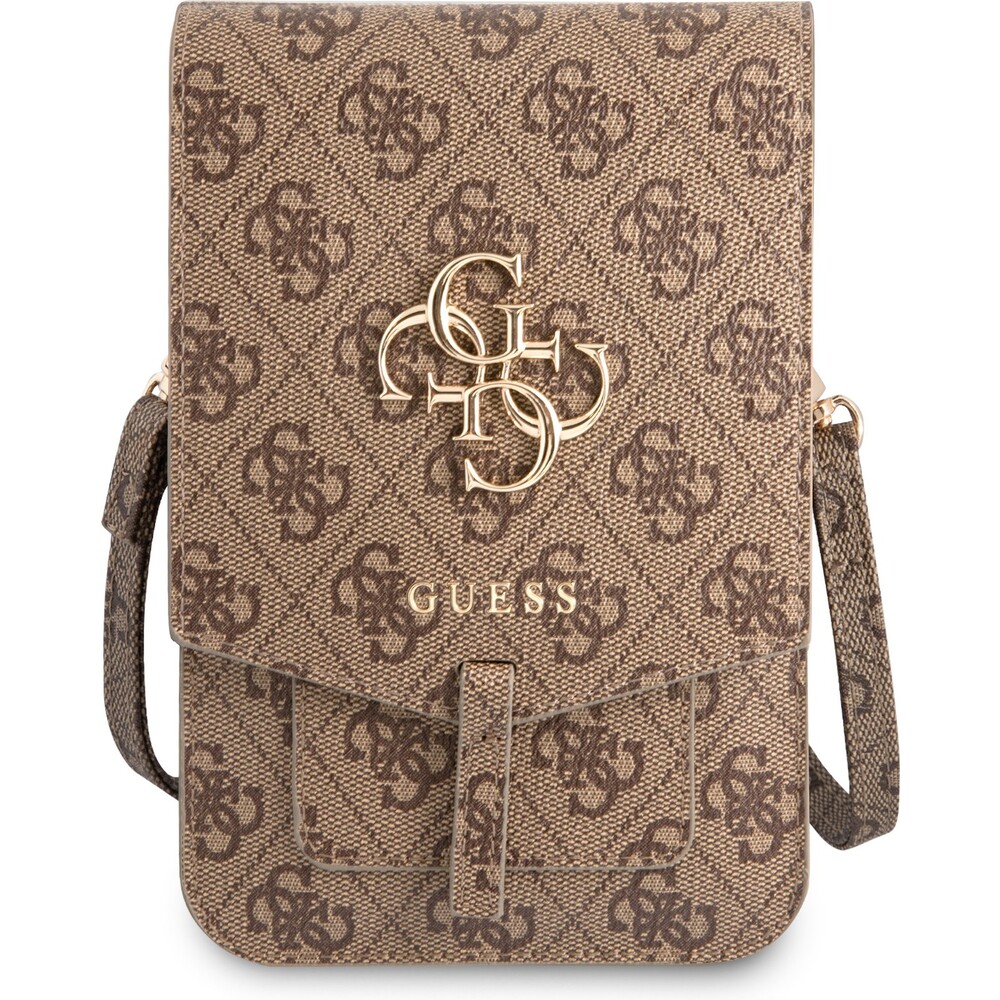 Guess-PU-4G-Metal-Logo-univerzalni-brasna-pro-telefon-hneda