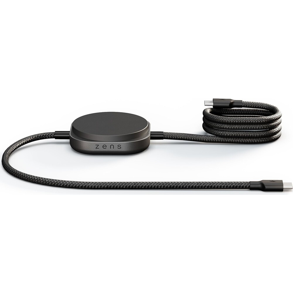 ZENS-USB-C-C-Pro-2-MagSafe-Qi2-2v1-nabijecka-s-USB-C-kabelem-140W-cerna