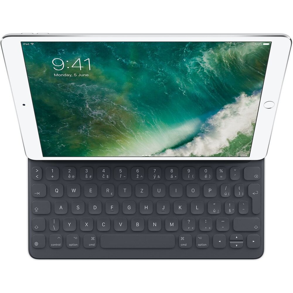 Apple-iPad-Smart-Keyboard-kryt-pro-iPad-10-2-Air-3-Pro-10-5-s-ceskou-klavesnici-sedy