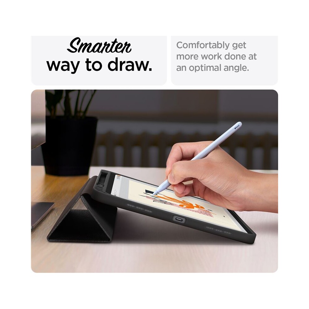 Spigen-Urban-Fit-pouzdro-iPad-10-9-2022-iPad-11-2025-cerne