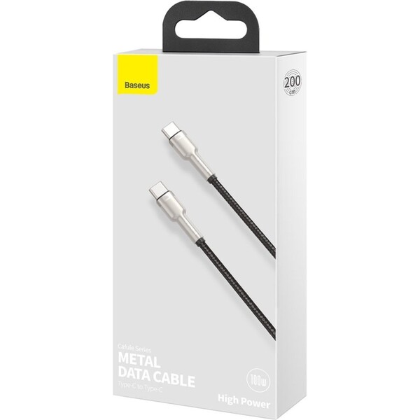 Baseus-Cafule-USB-C-USB-C-napajeci-kabel-100W-2m-cerny