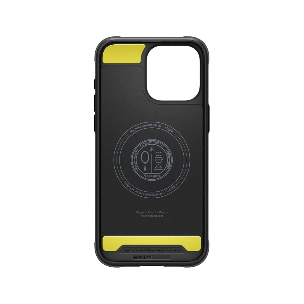 Spigen-Rugged-Armor-MagFit-iPhone-15-Pro-Max-matne-cerny
