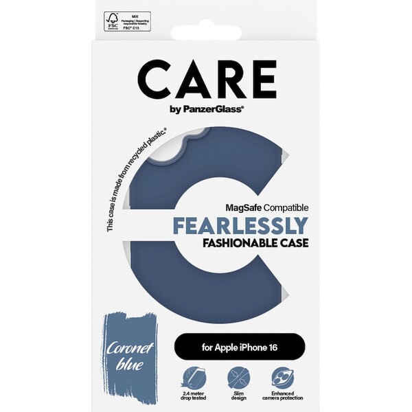 PanzerGlass-CARE-kryt-Apple-iPhone-16-MagSafe-Fearlessly-modry