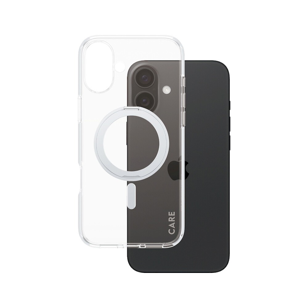 PanzerGlass-CARE-kryt-Apple-iPhone-16-Plus-MagSafe-KickStand-ciry-sedy