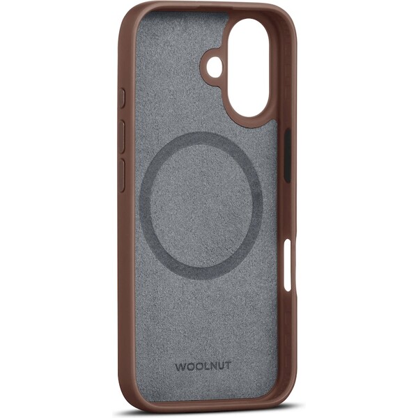 Woolnut-MagSafe-kozeny-kryt-iPhone-16-Plus-hnedy