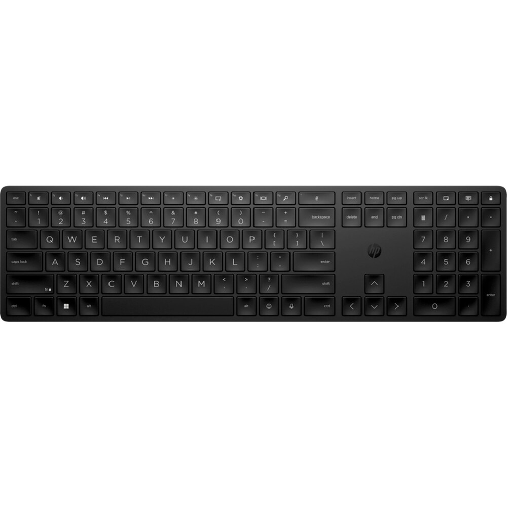 HP-455-Programmable-bezdratova-klavesnice-cerna
