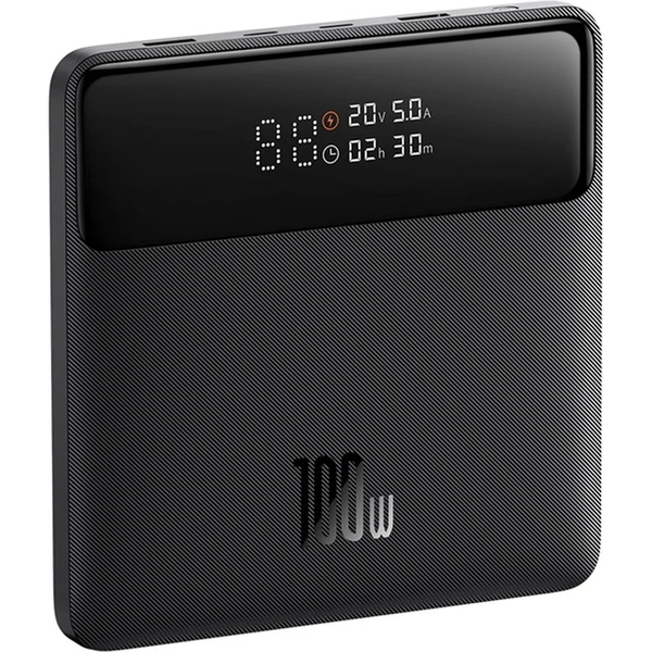Baseus Blade powerbanka 20000mAh 100W s digitálním displejem a kabelem USB-C/USB-C bílá - Powerbanky - Obrázek Z3AE000N01