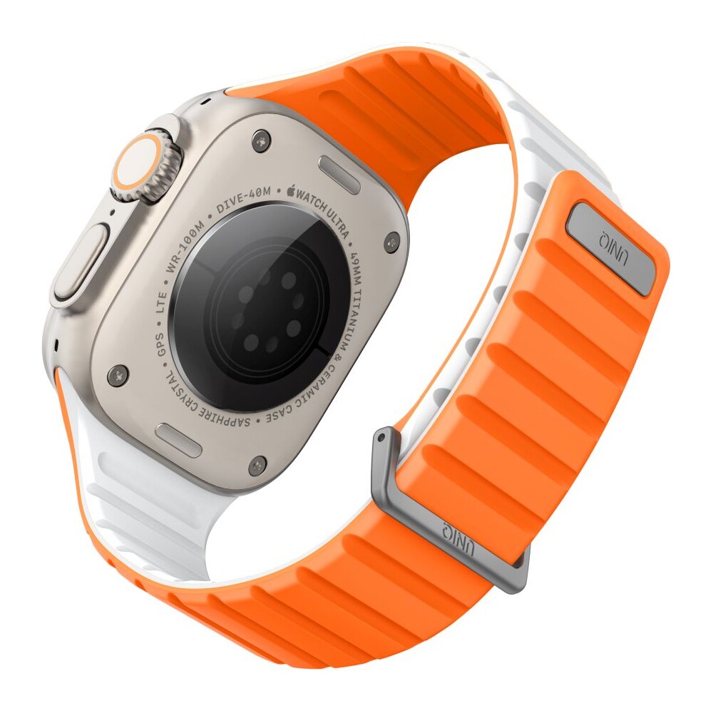 UNIQ-Revix-Evo-oboustranny-reminek-Apple-Watch-49-46-45-44-42mm-oranzovy-bily-