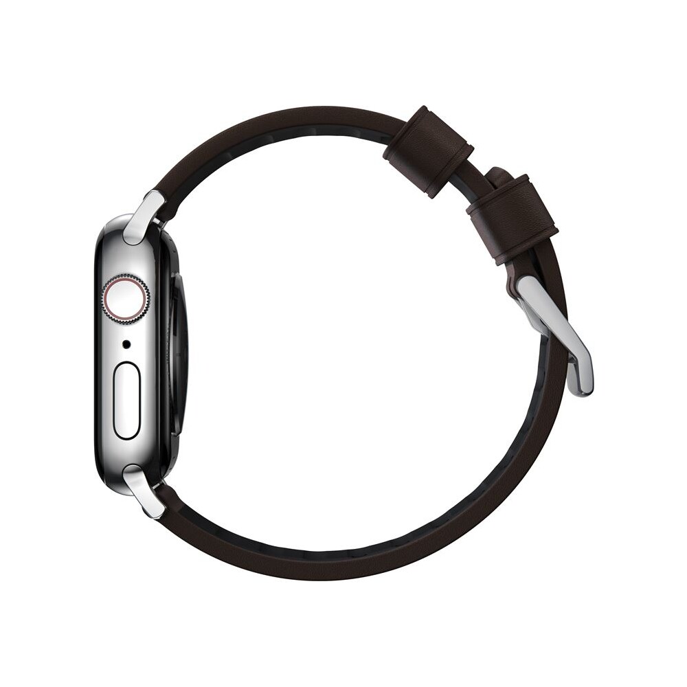 Nomad-Active-Strap-Pro-hydrofobni-kozeny-reminek-Apple-Watch-49-46-45-44-42mm-hnedy-stribrny