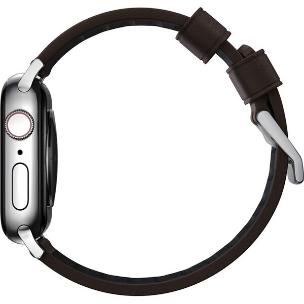 Nomad-Active-Strap-Pro-hydrofobni-kozeny-reminek-Apple-Watch-49-46-45-44-42mm-hnedy-stribrny